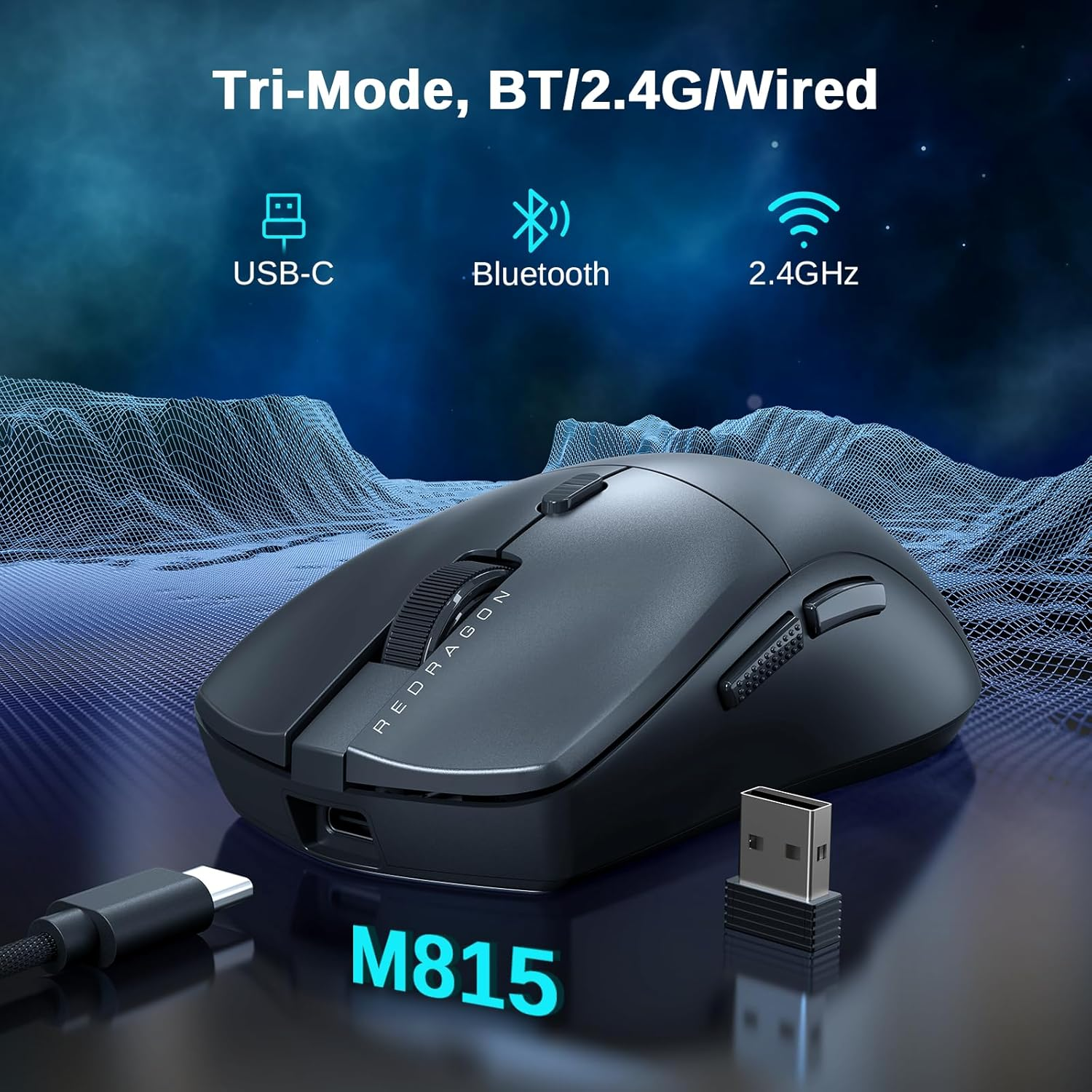 Redragon NEVA PRO Wireless & BT Gaming Mouse Redragon NEVA PRO Wireless & BT Gaming Mouse